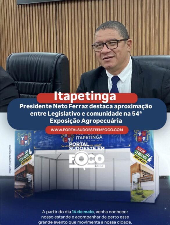 Presidente Neto Ferraz destaca aproximação entre Legislativo e comunidade na 54ª Exposição Agropecuária