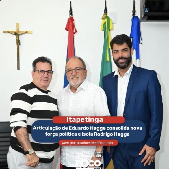 Articulação de Eduardo Hagge consolida nova força política e isola Rodrigo Hagge
