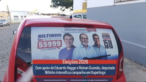 Com apoio de Eduardo Hagge e Reinan Gusmão, deputado Niltinho intensifica campanha em Itapetinga