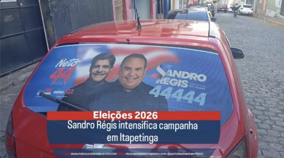 Sandro Régis intensifica campanha em Itapetinga com forte apoio de pessoas ligadas ao ex prefeito Dr. José Otávio Curvelo