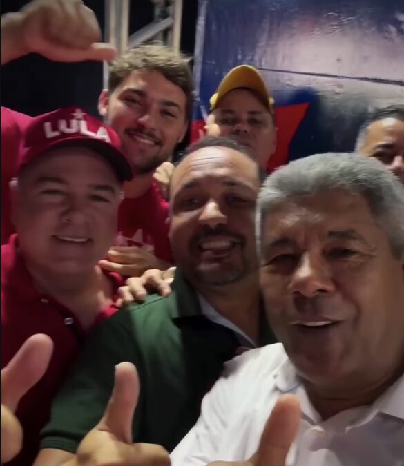 Prefeito Salomão, o ex prefeito Marcos Galvão e Lideranças de Ibicuí Marcam Presença em Encontro com Jerônimo Rodrigues em Itabuna Pró-Lula